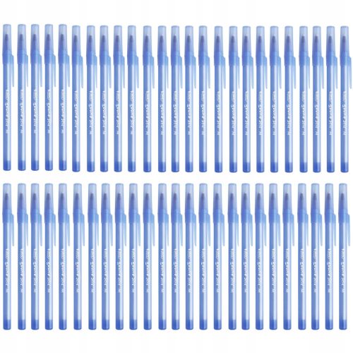50 komada BIC Round Stic klasična kemijska olovka 1,0 mm, plava