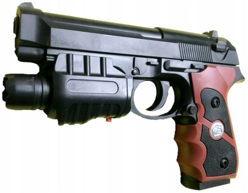 Opružni pištolj za plastične loptice s laserskom svjetiljkom AIRSOFT P-779B 18+