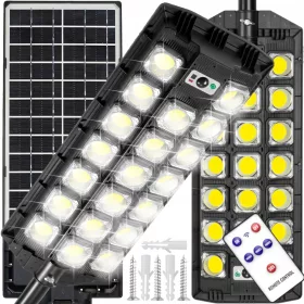    INTMIX ulična svjetiljka 2000 W 40000 lm na baterije, solarna