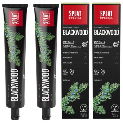 Splat Specijalna Crna Pasta za Izbeljivanje Zuba Bez Fluora 2x75ml
