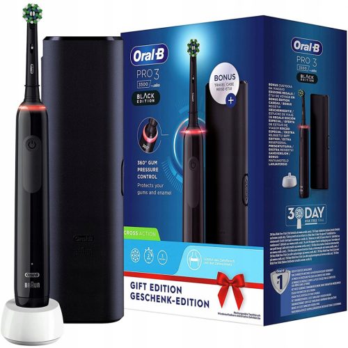  ORAL-B PRO 3 3500 Električna četkica za zube, crna