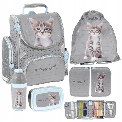 PASO KITTY ŠKOLSKI SET, VREĆA, FUTROLA ZA PERNICE, KUTIJA ZA RUČAK