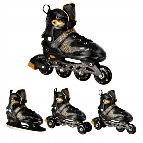  Podesive koturaljke 4u1 Inline klizaljke Klizaljke Klizaljke 35-38 + CGROT sportski vodič