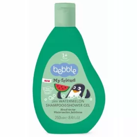    BEBBLE ŠAMPON I GEL ZA PRANJE KOSE I TIJELA ZA DJECU LUBENICA 250 ml