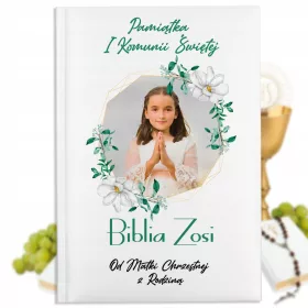    BIBLIJSKI DAR SUVENIR PRVE PRIČESTI VAŠA FOTOGRAFIJA IME DATUM