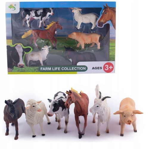 Zbirka figura Dječji svijet, životinje s farme, 6 komada