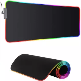   VELIKA RGB PODLOGA ZA MIŠA ZA IGRANJE, PODLOGA ZA LED POZADINSKO SVJETLJENJE