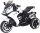 Motor Motorek 3 kotača Motocikl 2 motora LED guma