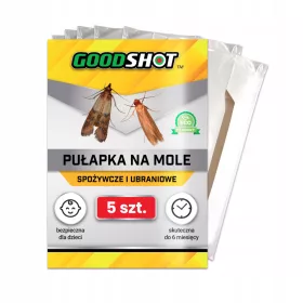   Jaka zamka za moljce GOODSHOT za odjeću i hranu 0,25 kg 250 ml
