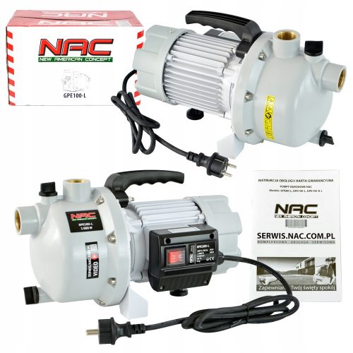 Površinska pumpa za vrt NAC GPE100-L 1 KW 4500 l/h