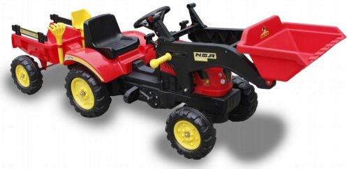 Bobo-San dječji traktor crni, crveni