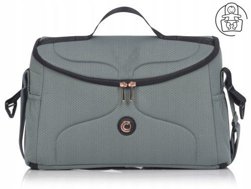 Cavoe Avec Boho Green torba za kolica za blizance koja se može pretvoriti u prostirku