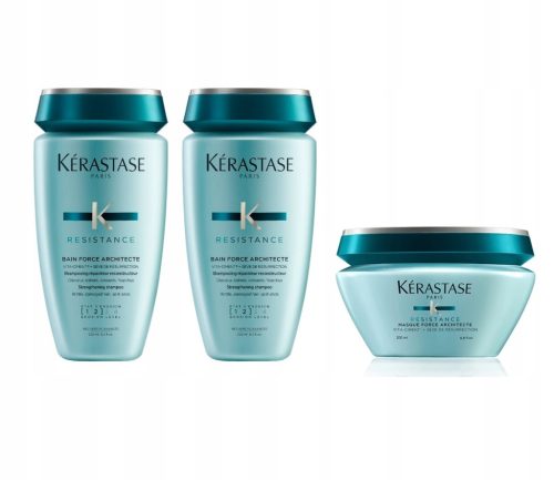 Kérastase Jačanje Force Architecte Šampon 2x 250 ml + Maska 200 ml