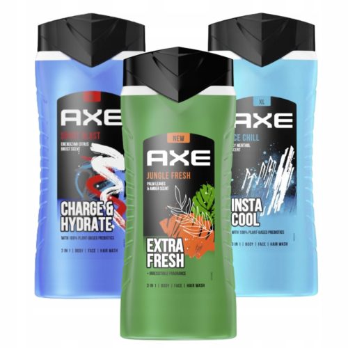 AXE OSVJEŽAVAJUĆI SET ZA TUŠIRANJE 3x 400 ml