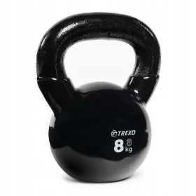    Kettlebell TREXO VKB08 8 kg Oznaka težine Lijevano željezo Okrugla široka ručka