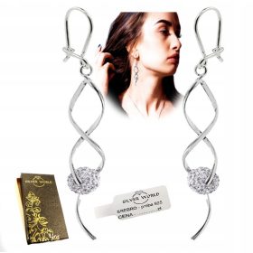 SREBRNE NAUŠNICE SA SWAROVSKI CYRKONIMA