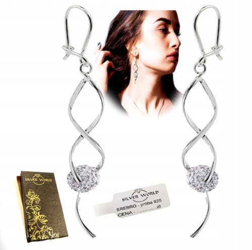 SREBRNE NAUŠNICE SA SWAROVSKI CYRKONIMA
