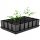  24× DonKwiat lonac za cvijeće 9 cm x 9 x 14 cm promjer 9 cm plastična crna + GardenPlus stalak za lonac + 60 cm plastični