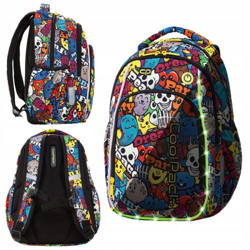 kolski ruksak CoolPack Strike S LED Cartoon, Patio