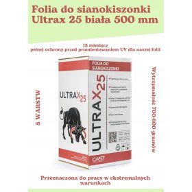 Ultrax 25 silažna folija, bijela, 500 mm