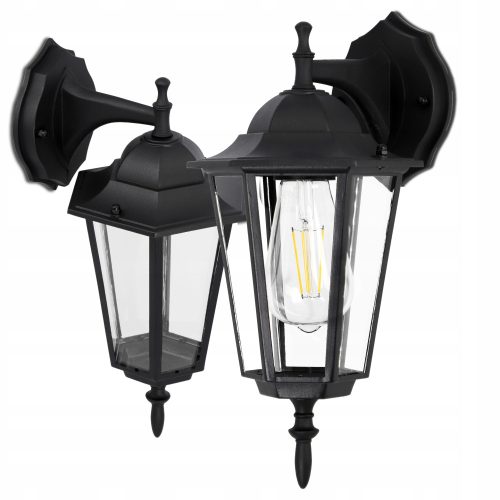 Smartled vrtna zidna svjetiljka crna E27 40 W
