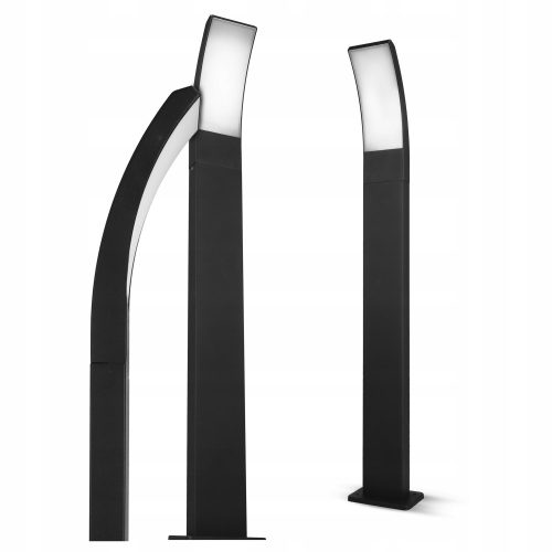 Lampa za vrt s integriranim LED izvorom svjetla, crna, 80 cm, 10 W, IP54 vodootporna