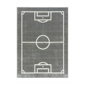   Dječji tepih Lima 6333B sivo/krem boisko za dječaka za tinejdžersku sobu