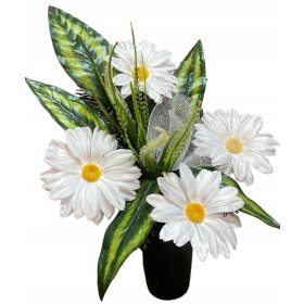 Dekoracija groba s umjetnim cvijećem