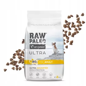    RAW PALEO ULTRA TURKEY ADULT MINI 2kg puretina suha hrana za male pasmine pasa