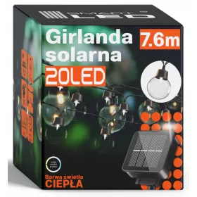  Smartled solarni vijenac od 760 cm, crni