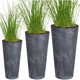    Prosperplast teglica za cvijeće 25 cm x 25 x 47,6 cm promjer 25 cm plastični grafit