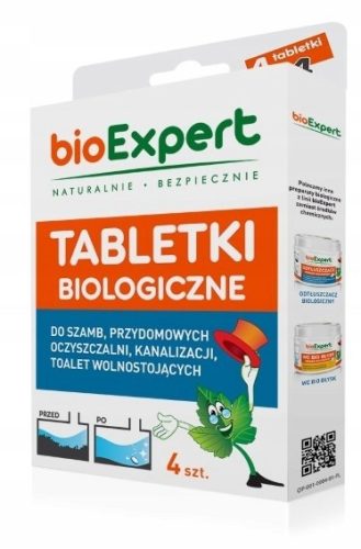 Preparat za biološku obradu septičkih jama, Tablete BioExpert, 4 kom, 0,7 kg