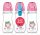 Canpol Babies Set širokih bočica za mlijeko 300ml 12m+ Easy Start Toys - Lutka