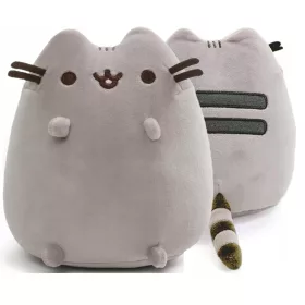   MASKOTA PUSHEEN PLIŠANA IGRAČKA PUSHIN MEKANA PUHASTA SIVA XL