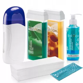    ItalWax 2x VOSAK ZA DEPILACIJU U ROLI 100ml + TRAKICE GRIJAČ voska