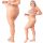 Rajstope Plus Size 15 den Matowe - Prirodne Bež Veličina 5/6