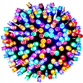   LED SVJETLA ZA BOŽIĆNO DRVCE 200 MULTIKOLOR MIX VANJSKI UNUTARNJI S PROGRAMATOROM