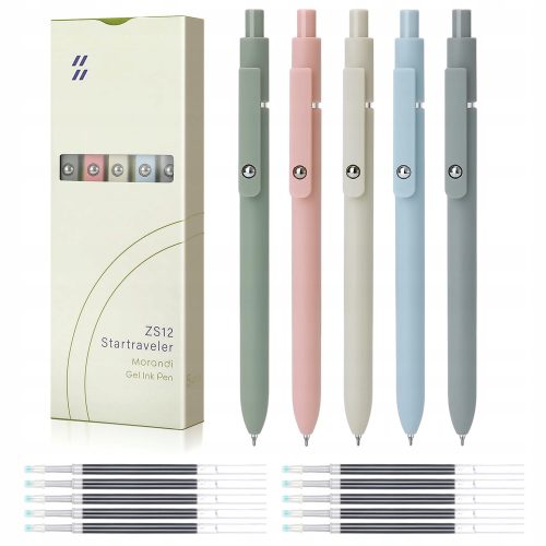 5 x Set Gel olovaka s automatskim klikom + 10 CRNE punjenja