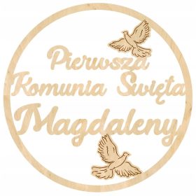 Drvena obrubljena Prva Pričest s IMENOM