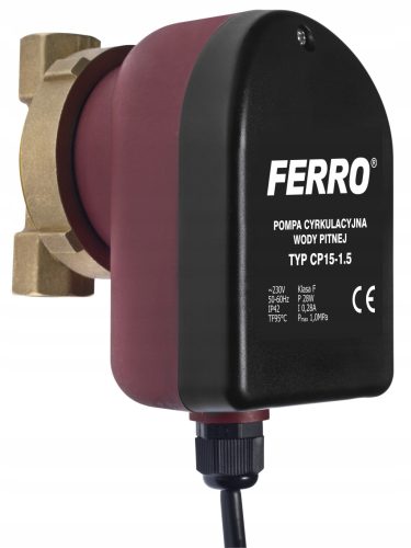 PUMPA ZA CIRKULACIJU TOPLE VODE CP15-1.5 FERRO