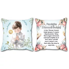    Suvenir Prve Svete Pričesti / Jastuk 40x40 Pričest / Poklon / Dječak 1