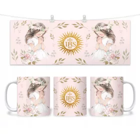    Suvenir za prvu svetu pričest / šalica za pričest 330 ml / poklon / djevojka