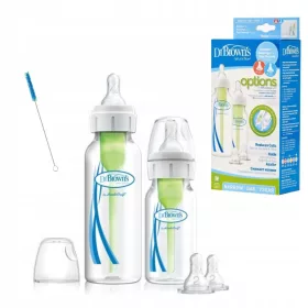   DR. BROWN'S SUSTAV ZA POČETNIKE BUTELJA 120ML + 250ML + ČAROBNA RAZINA 1 I 2