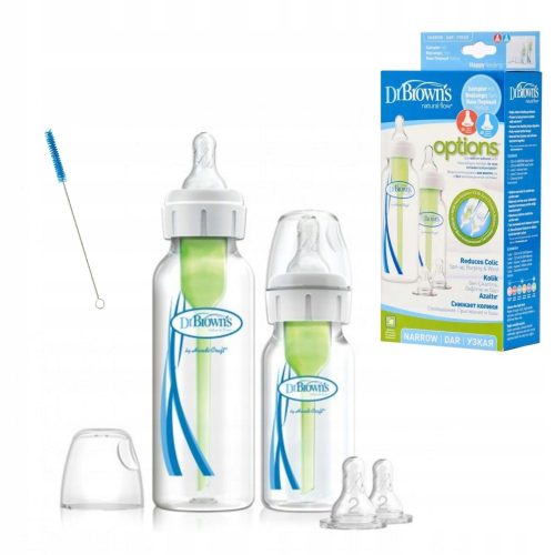 DR. BROWN'S SUSTAV ZA POČETNIKE BUTELJA 120ML + 250ML + ČAROBNA RAZINA 1 I 2