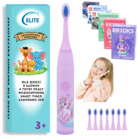    Nova Sonic električna četkica za zube, bijela, 8 glava + GRATIS