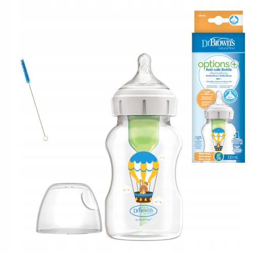 Dr. Brown's Bočica 330ml Options+ sa Dudu Dudu Zecom s Balonima