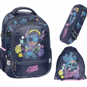   Lilo i Stitch Paso školski ruksak s više odjeljaka Shades of purple, Shades of blue, Multicolor 19 l