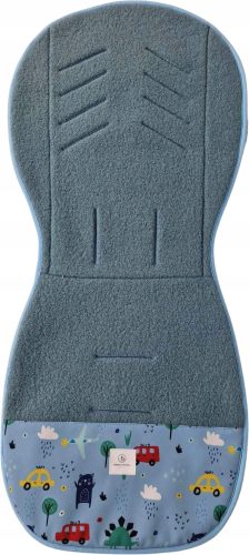 Simple Wool Merino termoaktivni umetak za kolica u bež boji s uzorkom Pčela