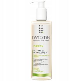   Iwostin Purritin Aktivni Gel za Pranje Lica za Masnu i Aknama Sklonu Kožu, 300 ml