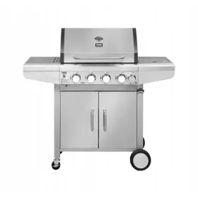   Vrhunski plinski roštilj 5+1 17,4 kW s rešetkom od lijevanog željeza Teesa BBQ 5001 Master